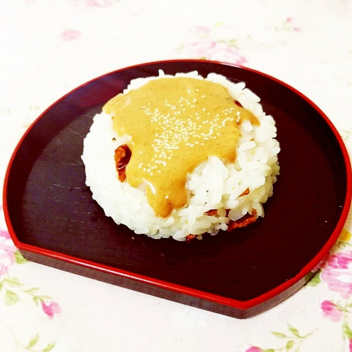 黄粉クリーム添え 胡桃入りもち米ごはん レシピ 作り方 By 仄香 楽天レシピ